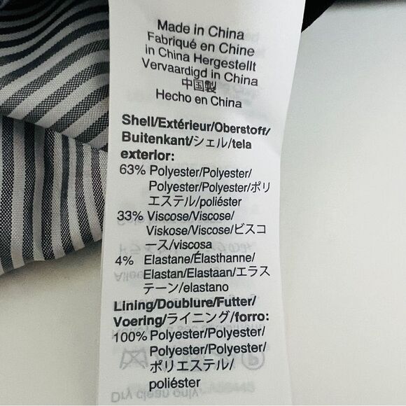 NWT J. Crew Black Label Black Blazer Small Lined Preppy 2 Button Jacket Suit - Picture 10 of 12